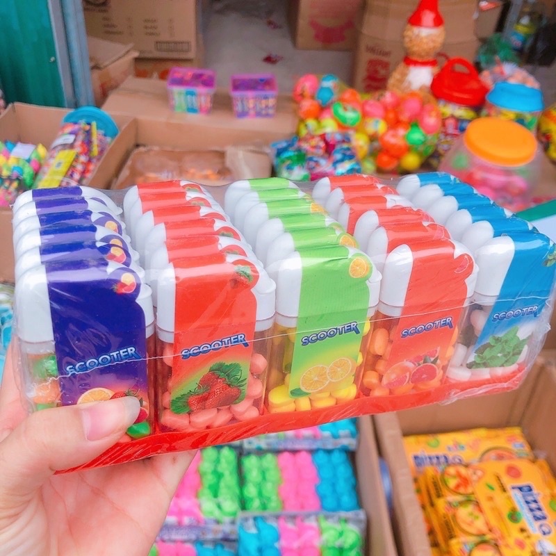 Vỉ 30 lọ kẹo C vị nước ngọt