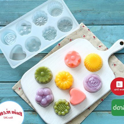 Khay Đá 8 Viên Hình Bánh No.6921