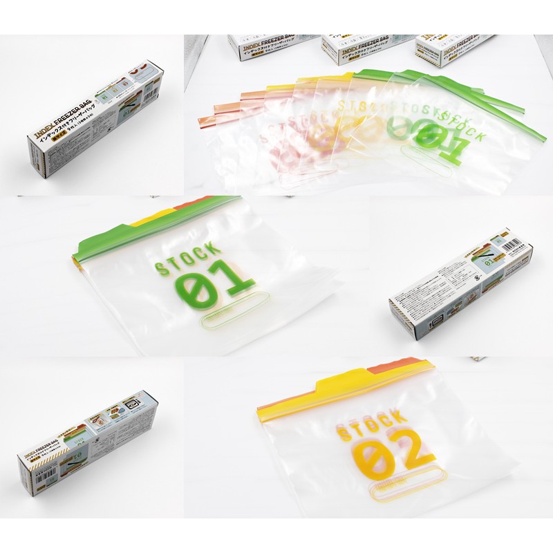 Set 9 túi zip đựng thực phẩm