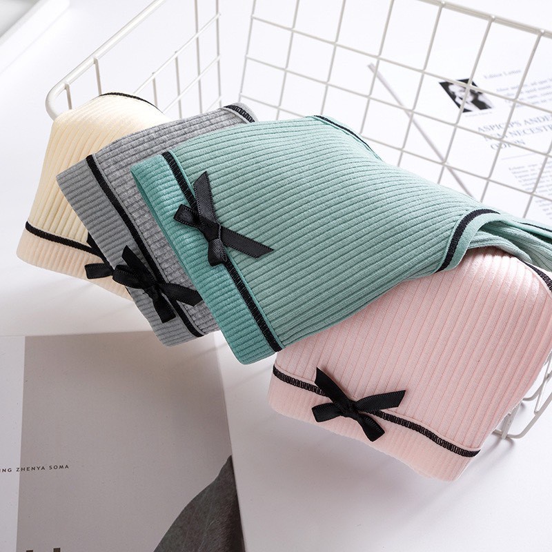 Quần Lót Nữ Tăm xuất Nhật Viền Kẻ Phối Nơ - LADY