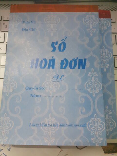 1 quyển hóa đơn bán lẻ 2 liên 50 bộ 100 tờ