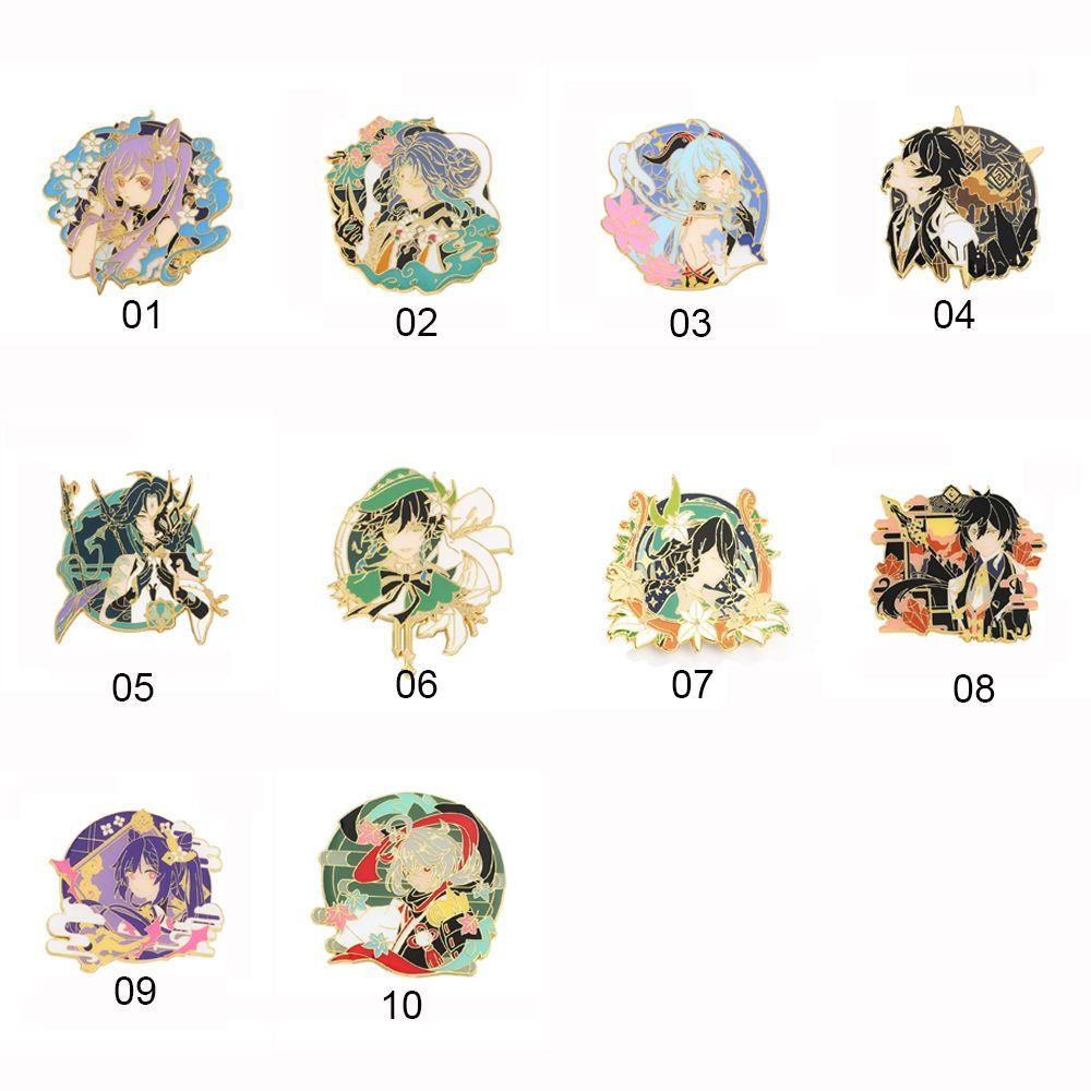 Huy Hiệu Cài Áo Tráng Men Hình Nhân Vật Hoạt Hình Trong Trò Chơi Peripherals