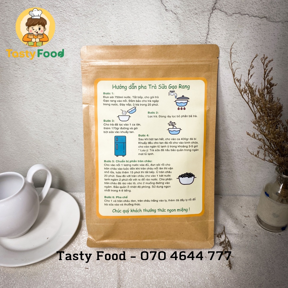 Set Trà Sữa Gạo Rang Tự Pha Tasty Food | Trà Sữa Nhà Làm Thơm Ngon, Nguyên Liệu Làm Trà Sữa