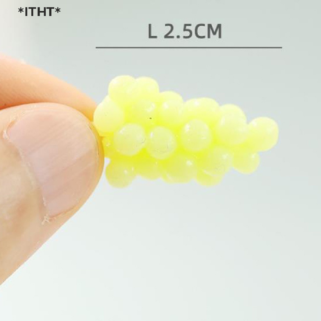 Set 4 Chùm Nho Mini Trang Trí Nhà Búp Bê Tỉ Lệ 1 / 12