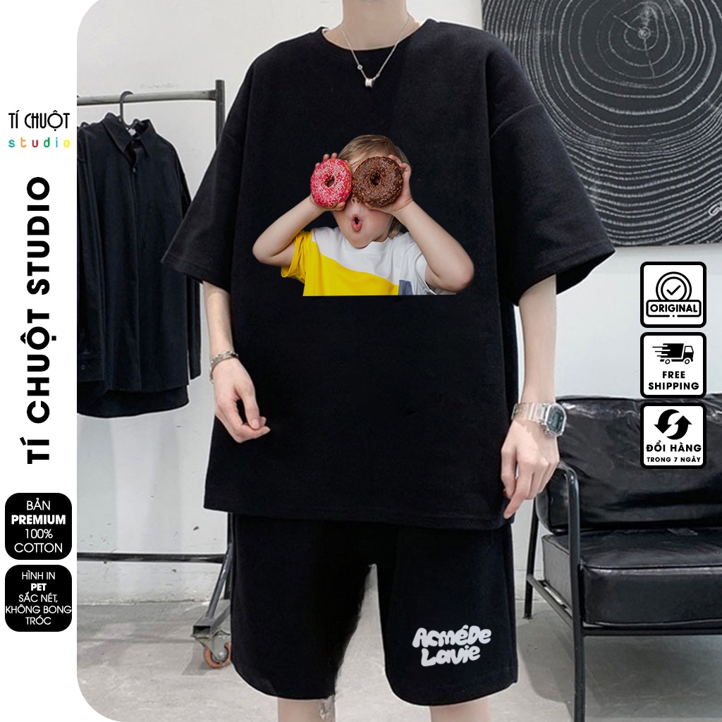 Bộ quần áo nam nữ ADLV bé trai , set bộ thể thao unisex cotton mặc nhà mùa hè - Tí Chuột Studio