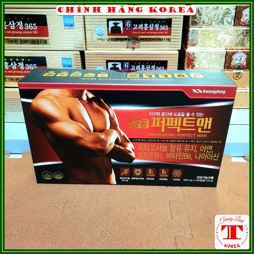 Viên bổ thận tăng lực nam Kwangdong hàn quốc, hộp 240 viên - tranglinh
