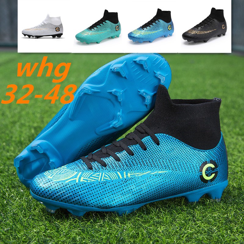 Giày Đá Bóng Cổ Cao Size 35-45 Thời Trang Cao Cấp Cho Nam Nữ