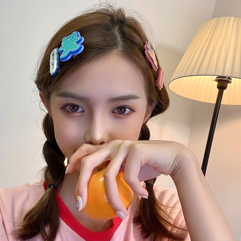 Kẹp Tóc Hình Hoạt Hình Xinh Xắn Cho Bé Gái