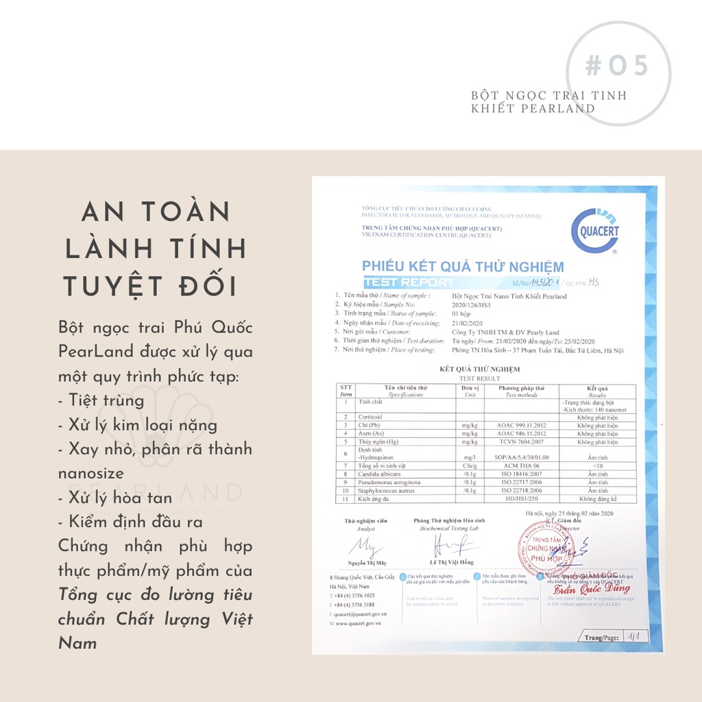 Phấn Phủ Bột Ngọc Trai Kiềm Dầu Dưỡng Da PearLand 2gr (Có Thể Đắp Mặt Nạ) | BigBuy360 - bigbuy360.vn