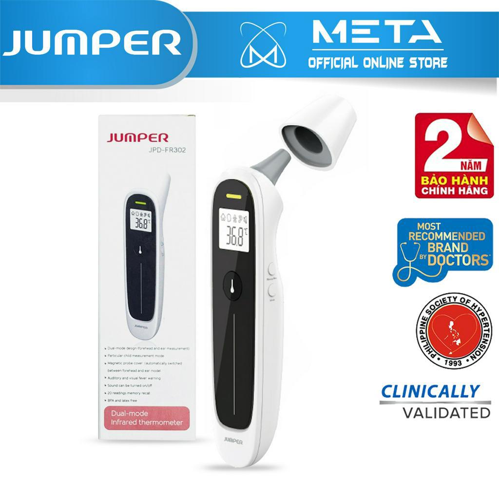 Nhiệt Kế Điện Tử Hồng Ngoại Đa Năng Đo Trán và Tai JUMPER JPD-FR302 | 4 Chế Độ Đo Chuyên Nghiệp, Đo 