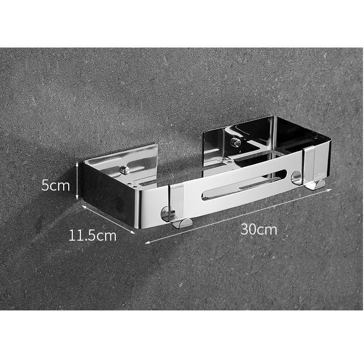 GIÁ ĐỂ ĐỒ NHÀ TẮM BẰNG INOX CAO CẤP KHÔNG GỈ - GIÁ ĐỂ ĐỒ TAM GIÁC VÀ HÌNH CHỮ NHẬT 3 TẦNG TRONG PHÒNG TẮM