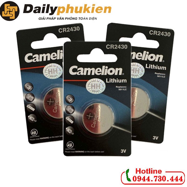 Pin Camelion CR2430-BP1 Lithium 3V dailyphukien