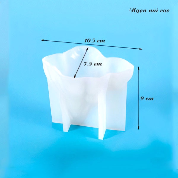 Khuôn silicon dãy núi làm bánh thạch mousse khuôn sáp nến thơm