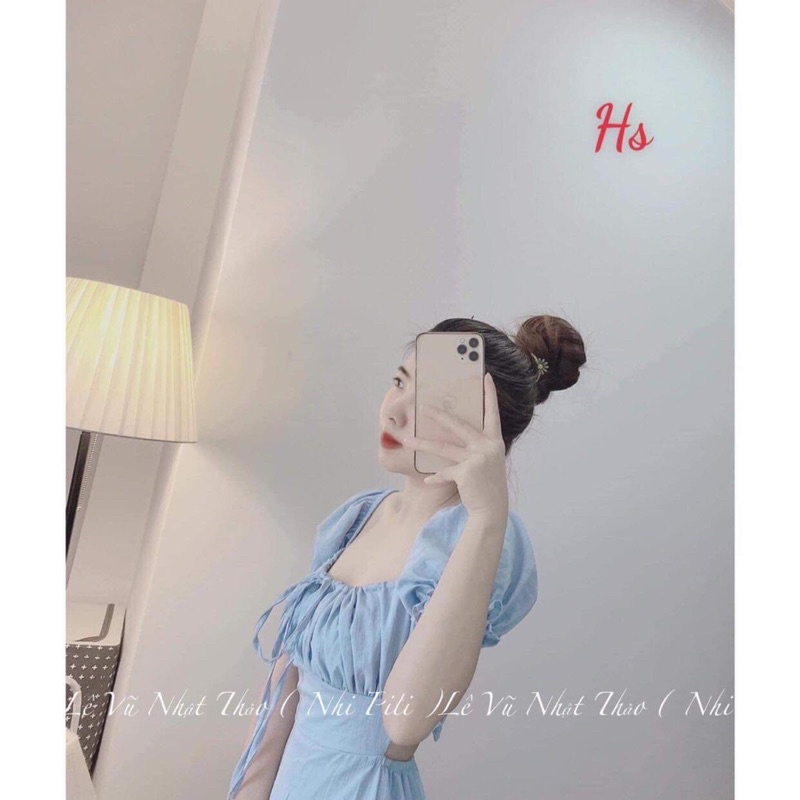 Váy dúm ngực hở lưng HS6