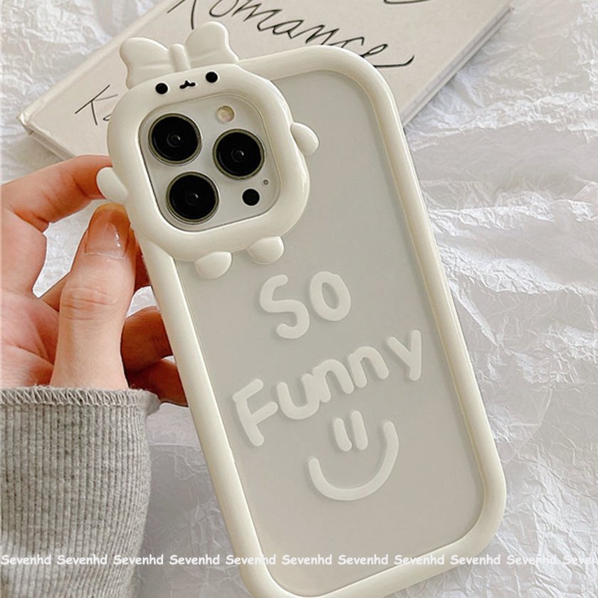 Ốp Điện Thoại Dẻo Họa Tiết Quái Vật Mặt Cười Vui Nhộn Cho iPhone 14 13 12 11 Pro Max Xs Max Xr X 7 8 6 6s Plus