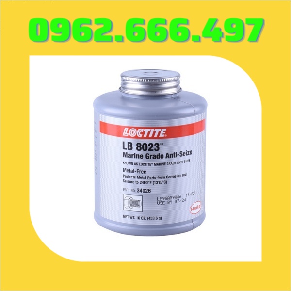 Mỡ Loctite LB 8023 (453,8g)