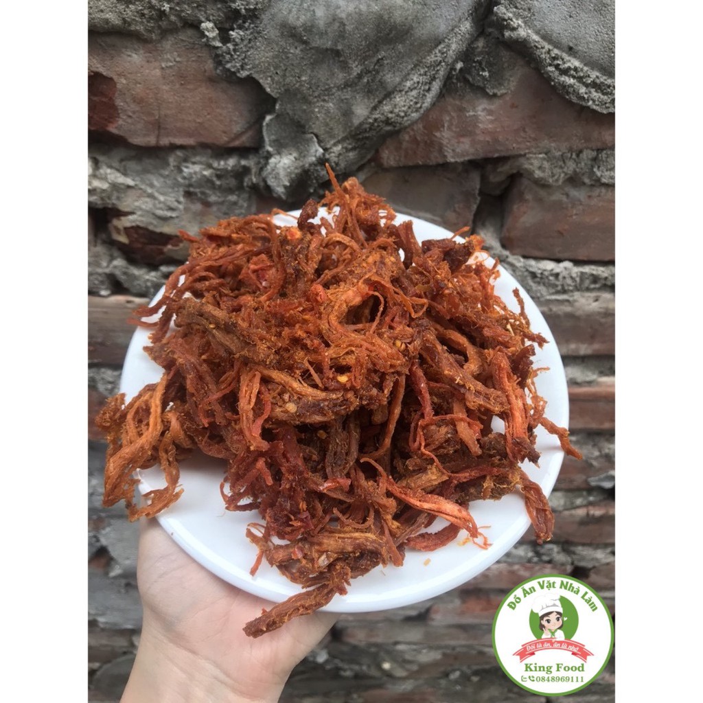 Bò khô xé sợi cay cay loại ngon, hũ pet 200g | KingFood - Thế Giới Đồ Ăn Vặt - Đồ Ăn Vặt Hà Nội