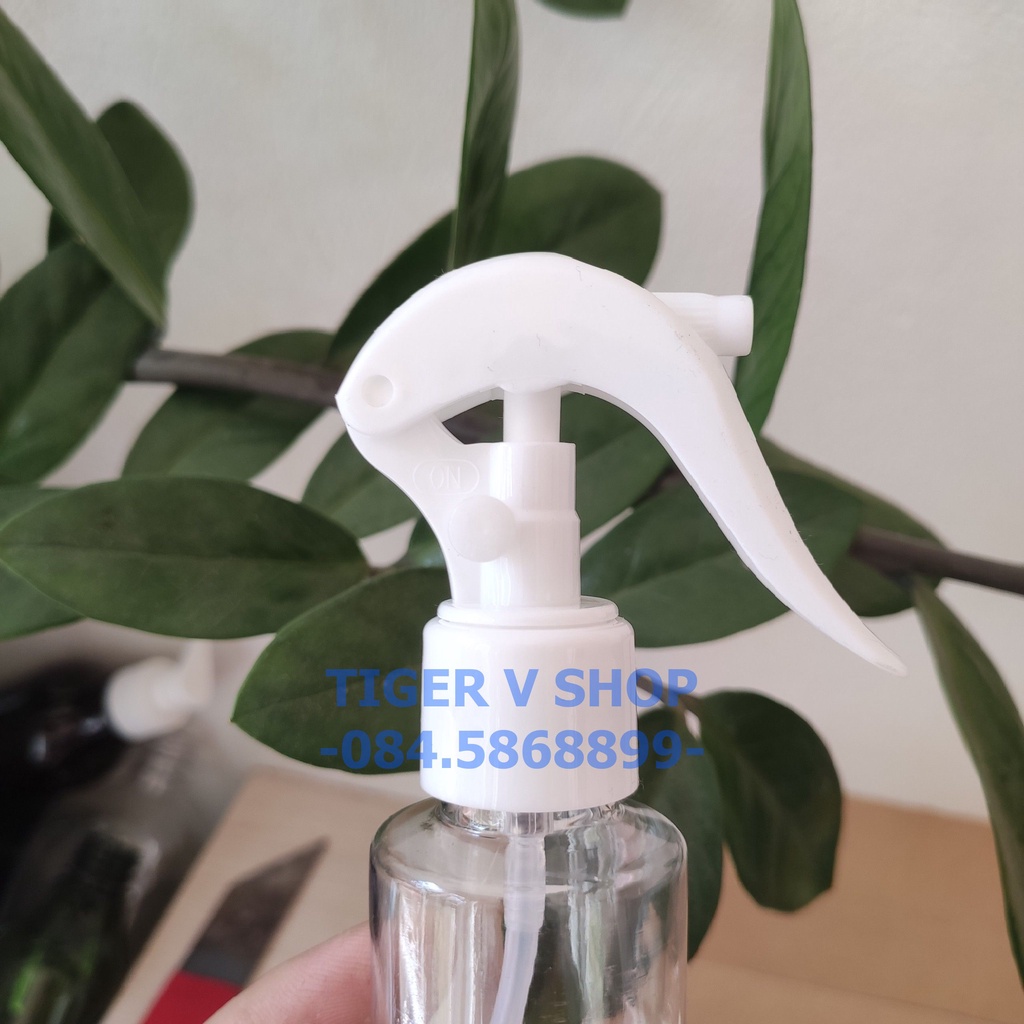 Chai pet 100ml vòi bóp xịt phun sương