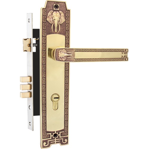 khóa đồng tay nắm Huy Hoàng HC 8528 đại - Khóa tay nắm HC 8528 đại