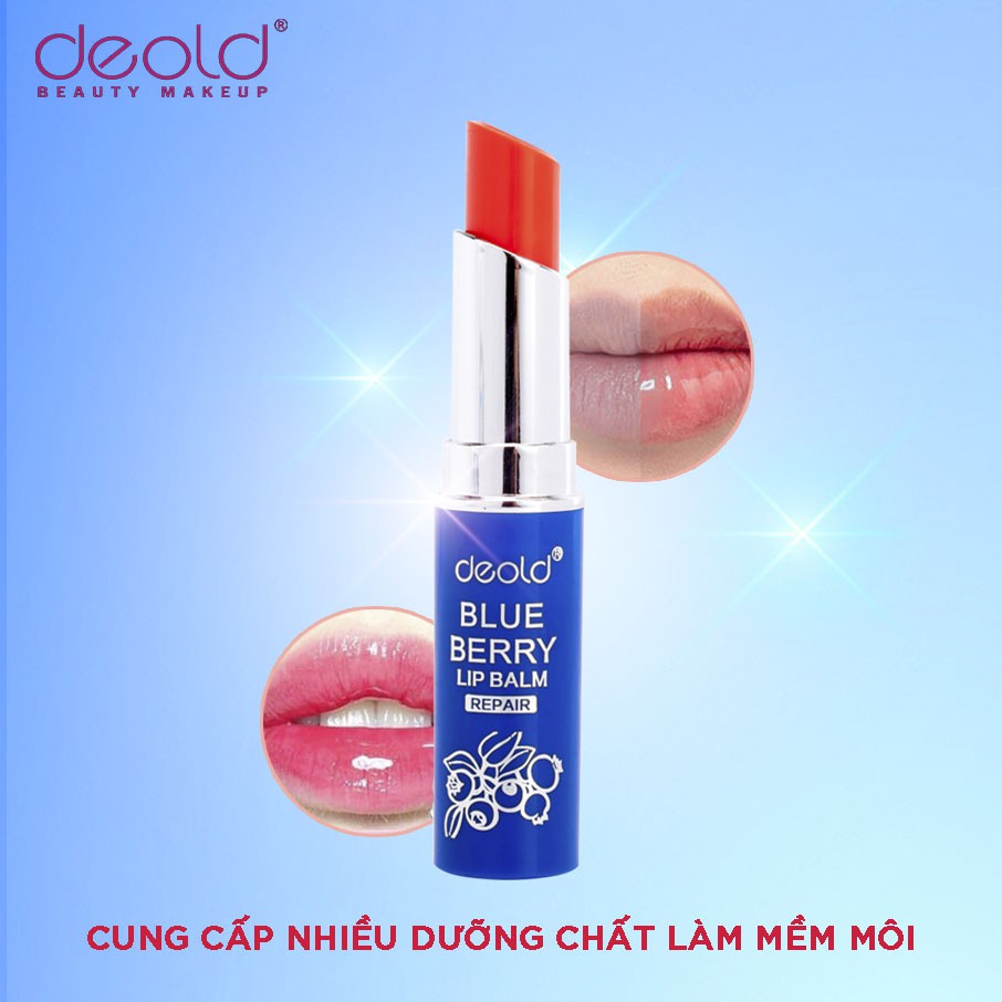 Son Việt Quất Dưỡng Hồng Môi, Khử Thâm. Son Dưỡng Khử Thâm Deold 3.3g