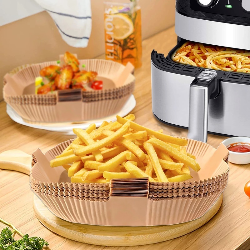 Set 50/100 Tấm Lót Nướng Bánh Chống Thấm Dầu Chống Dính Sử Dụng Một Lần