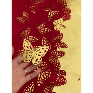 Vải tafta hồ điệp xịn đẹp