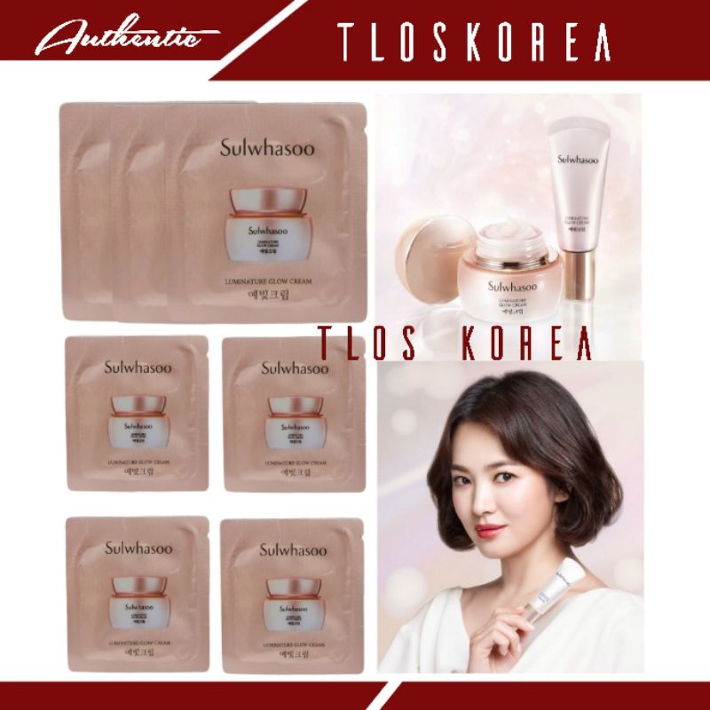 Sample Gói Kem trắng da chống nhăn Luminature glow cream sulwhasoo 1ml 설화수 예빛크림