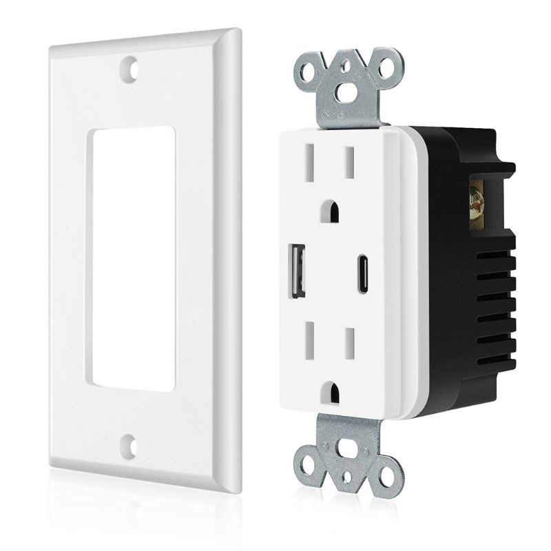 Ổ Cắm Điện US Type C Tốc Độ Cao Tiện Dụng