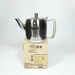 Bình pha trà inox Zebra 1L có lưới lọc (113404)