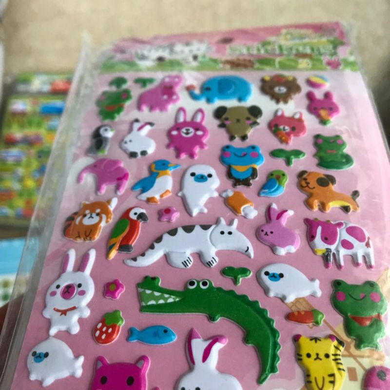 Sticker dán nổi nhiều mầu siêu xinh dán điện thoại , sổ tay , máy tính
