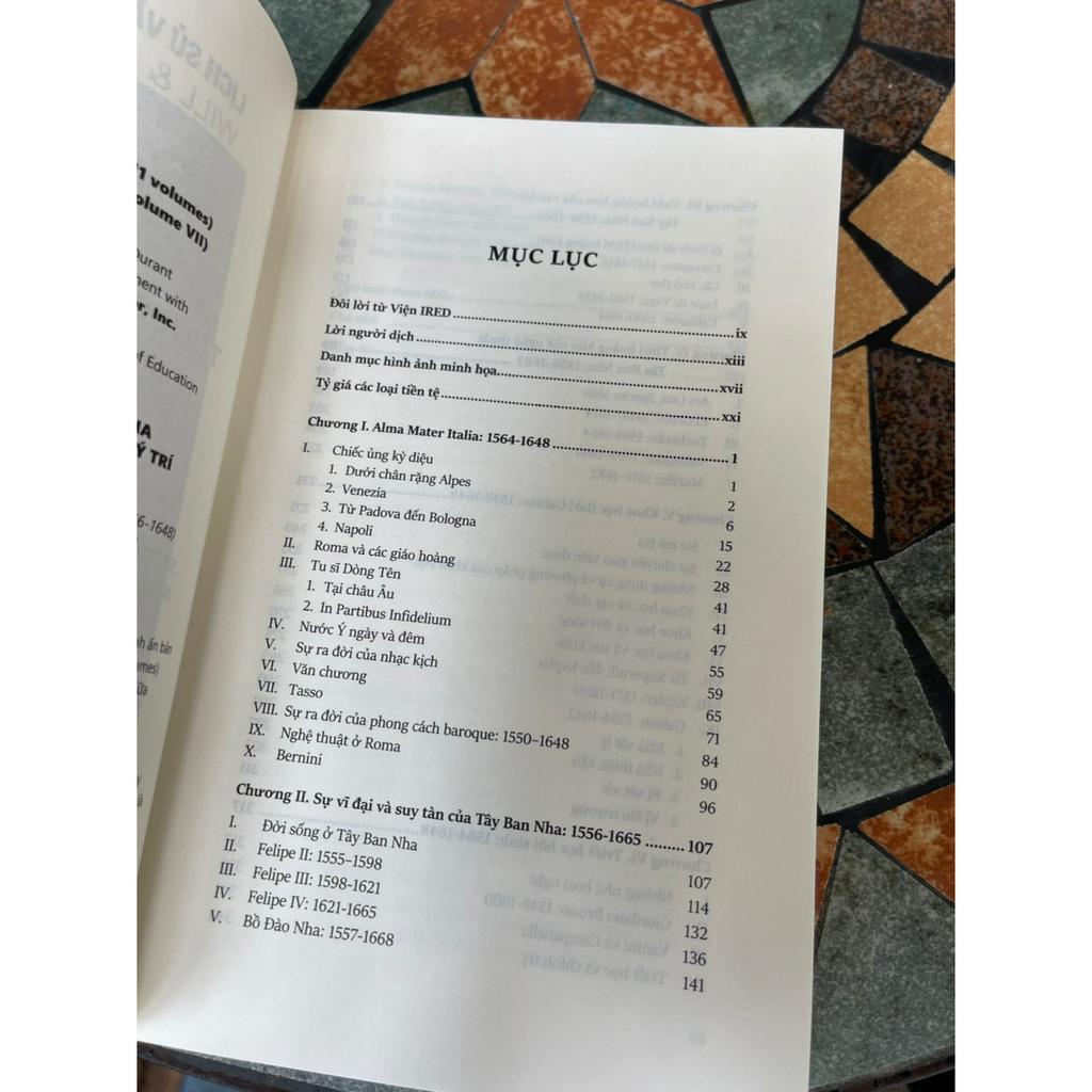 Sách - [Bộ lịch sủ văn minh thế giới] – Phần VII: Thời đại lý trí khởi đầu (3 tập)- WILL &amp; ARIEL DURANT