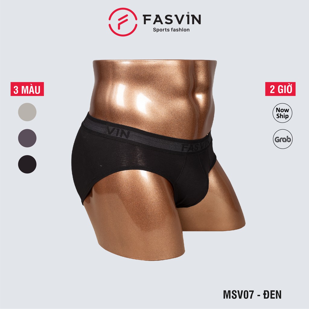 Quần lót nam fasvin MSV07.HN vải cotton chun dày dặn mềm mại co giãn dễ chịu