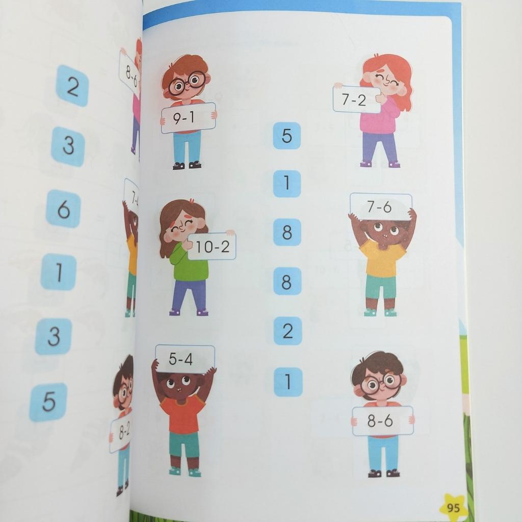 Sách Toán Tư Duy, Cùng Bé Chinh Phục Toán Học - Bộ 2 Cuốn Dành Cho Bé 4 - 6 Tuổi