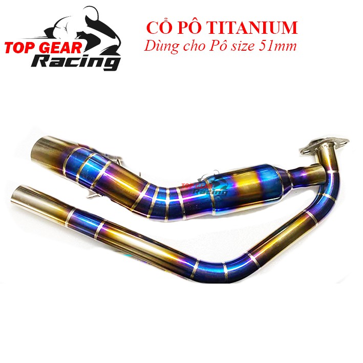 Cổ Pô Titanium Thiết Kế Chuẩn Xe PKN và Xe PKL &lt;TOPGEAR&gt;