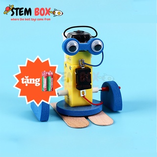 Đồ chơi khoa học sáng tạo STEM - Bộ lắp ghép Robot chạy bằng pin - Đồ chơi DIY thumbnail