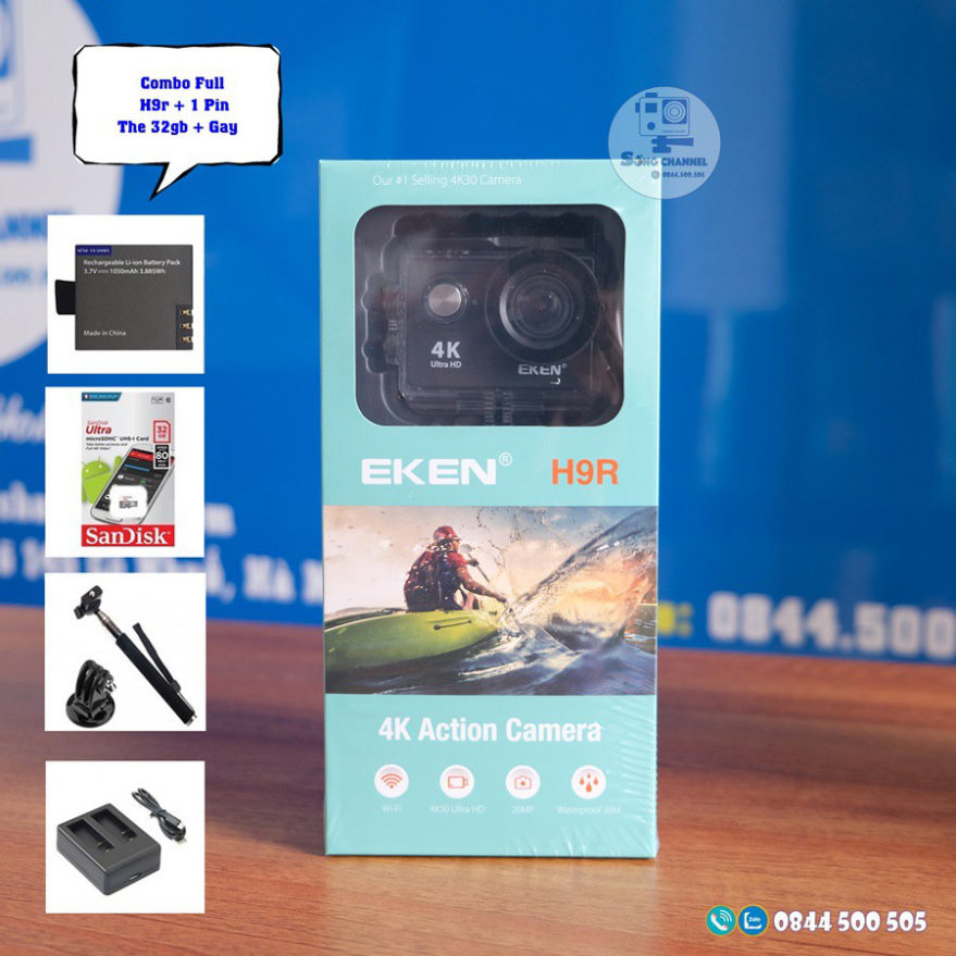 Eken H9R- Camera Eken H9R Chính Hãng- Ver 8.1 (New)