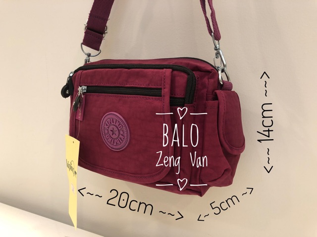 Túi Bao Tử / Túi Chéo KIPLING 301 dây kéo
