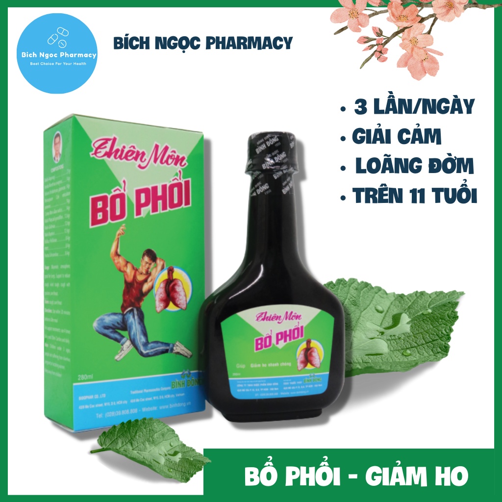 Thiên Môn bổ phổi, bổ phổi Bình Đông 280ml