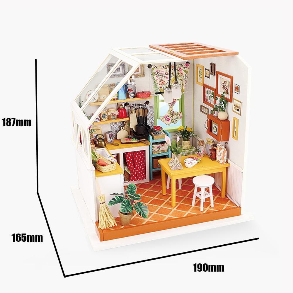Mô Hình 3D Gỗ Nhà Tí Hon Robotime Jason's Kitchen DG105