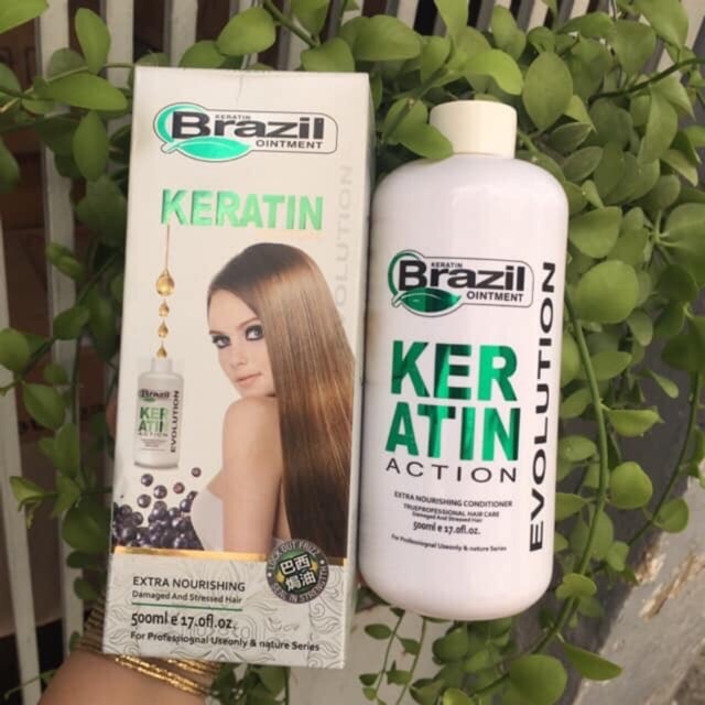 Keratin tươi Brazil Action phục hồi tóc cực đỉnh 500ml