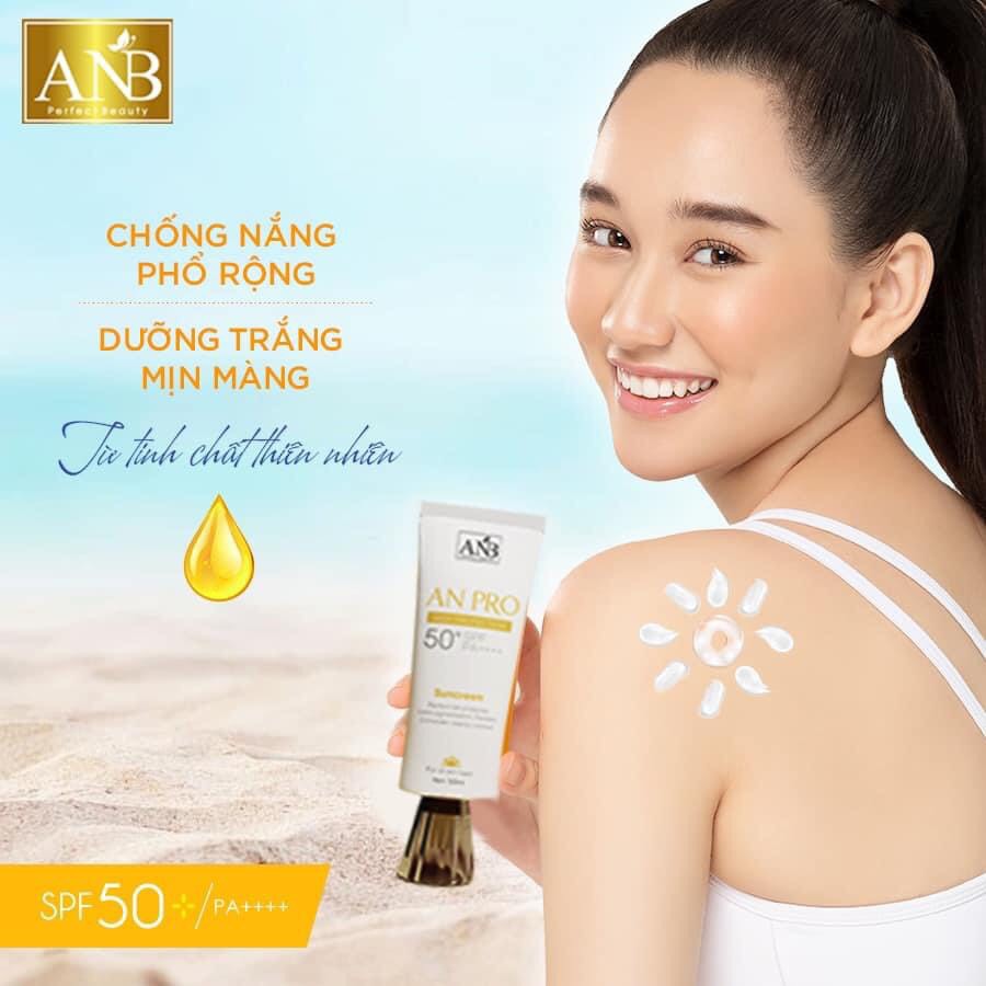 [CHÍNH HÃNG]SERUM CHỐNG NẮNG DƯỠNG TRẮNG ANB, SPF 50, PA+++ dưỡng da sáng khoẻ.