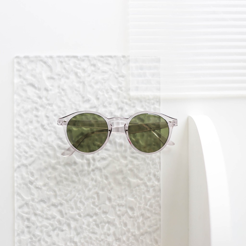 Kính râm nam nữ Lilyeyewear mắt tròn thời trang chống UV400 thiết kế độc đáo R0007 | BigBuy360 - bigbuy360.vn