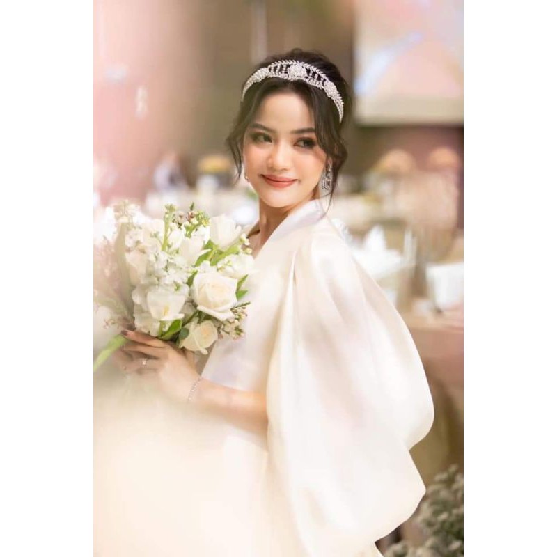 bờm đá cài tóc