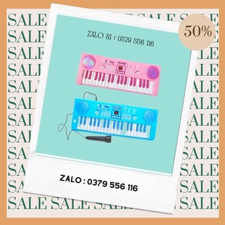 [Sale Giá Rẻ] Hộp Đàn Piano Kèm Mic 3702 Cho Bé Nhạc Cụ Cho Bé