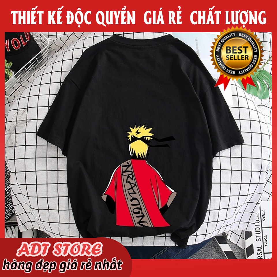 Áo phông tay lỡ NARUTO ANIME phong cách streetwear cực chất độc đẹp giá rẻ