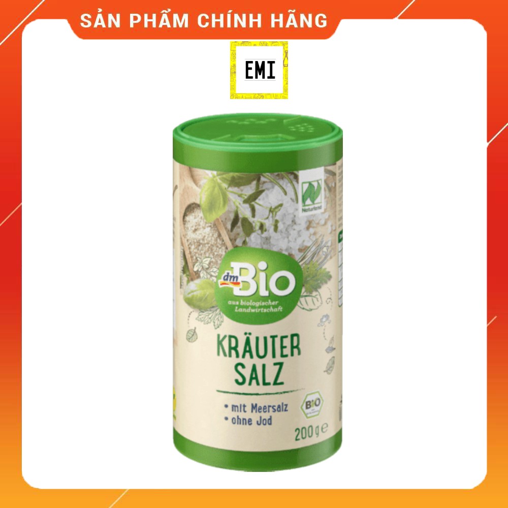 Gia vị nấu ăn dặm Bio Dm hữu cơ kích thích bé ăn ngon miệng 200g [hàng chuẩn Đức]