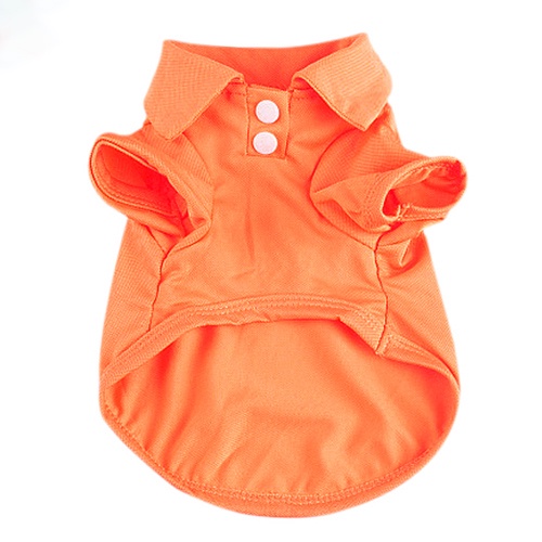 Áo Polo Thoáng Khí Màu Sắc Đơn Giản Cho Thú Cưng