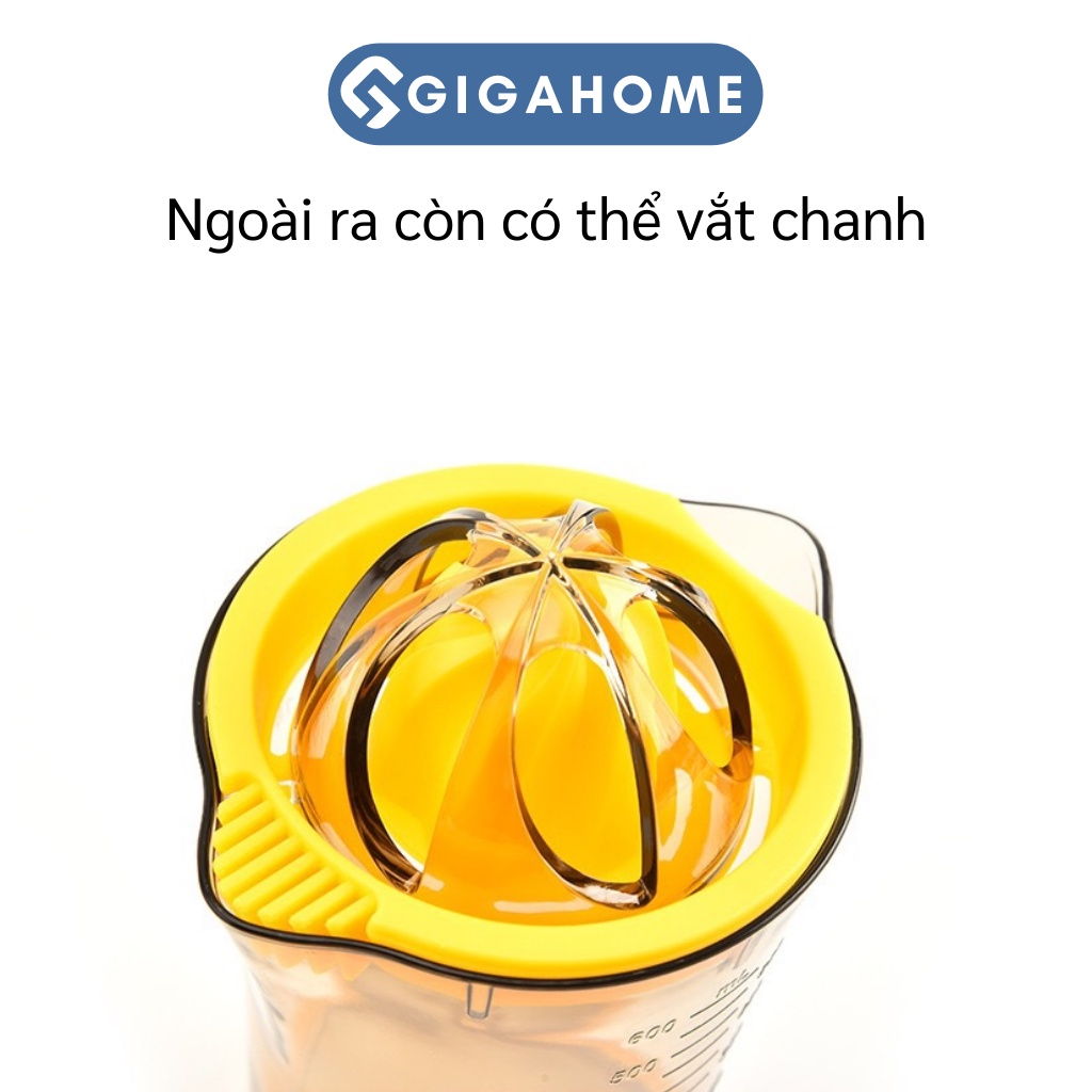 Bộ Dụng Cụ Vắt Cam, Chanh Bằng Nhựa PP Cao Cấp GIGAHOME An Toàn 8142
