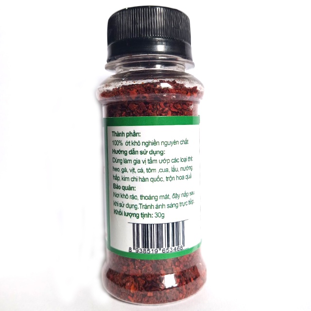 Ớt Cánh Hàn Quôc Hũ 30g Tgfoods, Gia Vị Cho Các Món Nướng