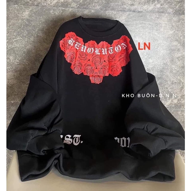 [ Mã 12FASHIONSALE1 giảm 10K đơn 50K ] Áo nỉ bo hồng đỏ LN12 | BigBuy360 - bigbuy360.vn